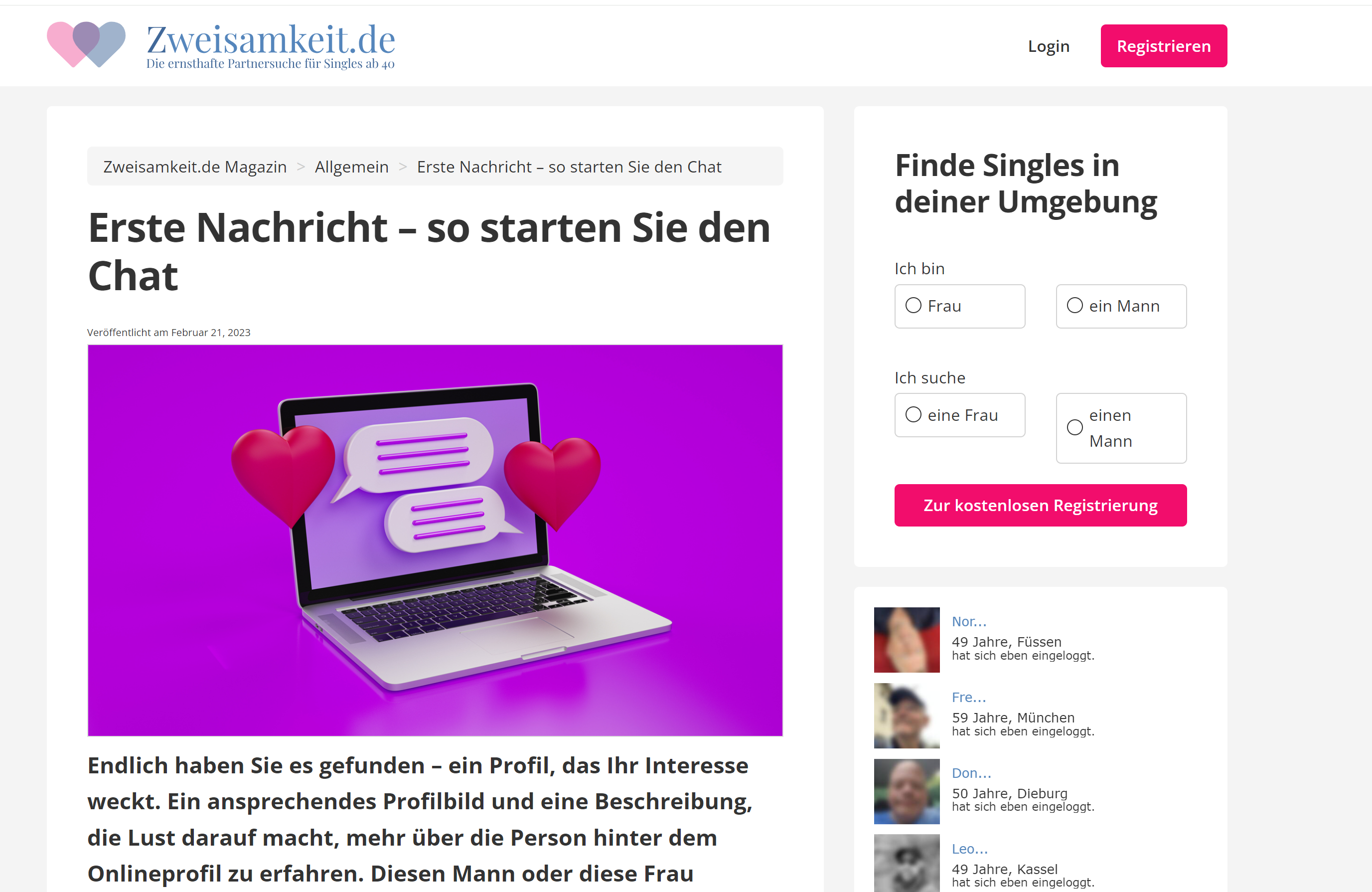 Magazin im WordPress